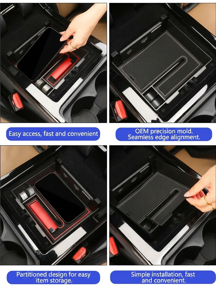 Additional product photo of Range Rover Velar Center Armrest Secondary Storage Tray Organizer (2017–2026)