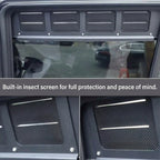 Additional product photo of 20-26 Defender 110/130 Rear Window Ventilation Shutters & Anti-Mosquito Mesh
