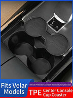 Additional product photo of Range Rover Velar Center Console Silicone Cup Holder & Anti-Slip Mat (2024–2026)