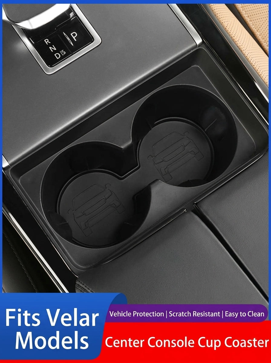 Additional product photo of Range Rover Velar Center Console Silicone Cup Holder & Anti-Slip Mat (2024–2026)