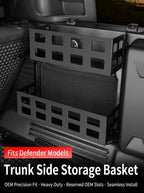 Additional product photo of Land Rover Defender 110 Trunk Storage Expansion Side Racks & Cargo Shelf (2020–2026)