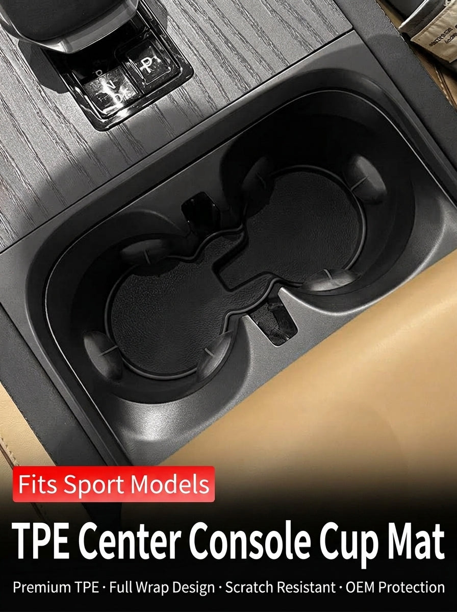 Additional product photo of Land Rover Discovery Sport Center Console Storage Box & Cup Holder Mat (2020–2025)