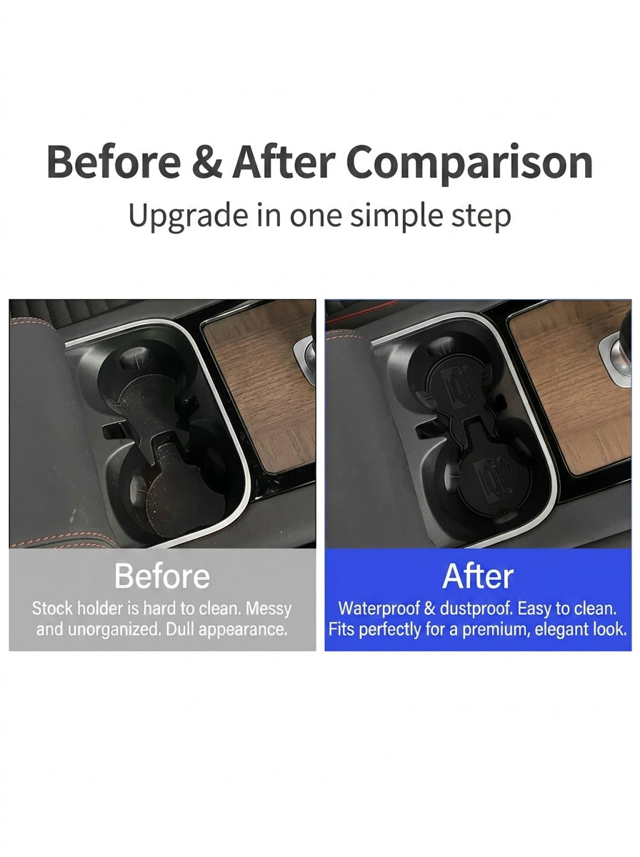 Product photo of Land Rover Discovery Sport Center Console Storage Box & Cup Holder Mat (2020–2025)