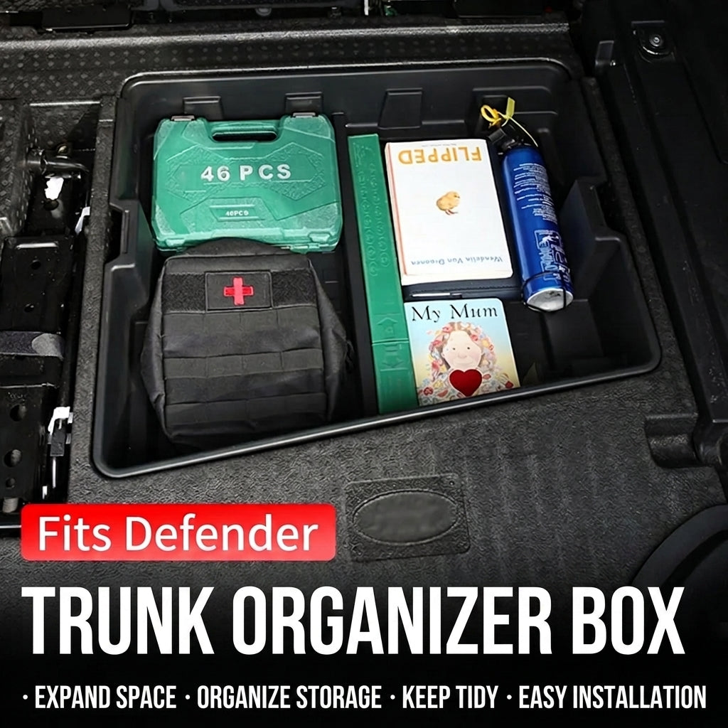 Additional product photo of Land Rover Defender 110 Trunk Underfloor Storage Box Organizer (2020–2026)
