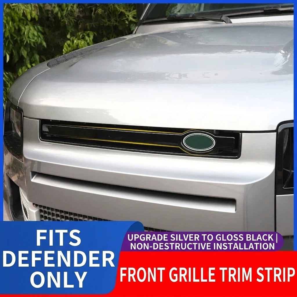 Product photo of Land Rover Defender 90/110 Front Grille Emblem & Hood Lettering Kit (2020–2026)