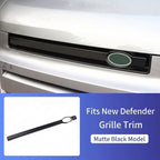 Additional product photo of Land Rover Defender 90/110 Front Grille Emblem & Hood Lettering Kit (2020–2026)