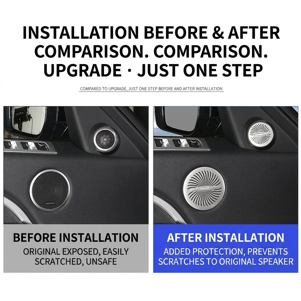 Before and after installation comparison