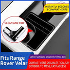 Additional product photo of Range Rover Velar Center Console Cup Holder Storage Box Organizer (2017–2023)