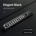 Additional product photo of Rotary Hidden Temporary Car Parking Phone Number Plate Card
