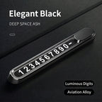 Additional product photo of Rotary Hidden Temporary Car Parking Phone Number Plate Card