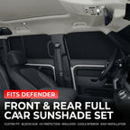 Additional product photo of Land Rover Defender 110 Custom-Fit Windshield Sunshade & UV Heat Shield (2020–2026)