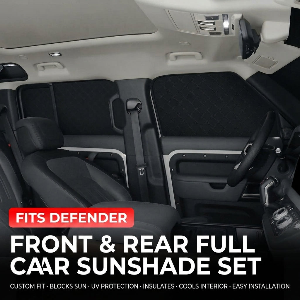 Additional product photo of Land Rover Defender 110 Custom-Fit Windshield Sunshade & UV Heat Shield (2020–2026)