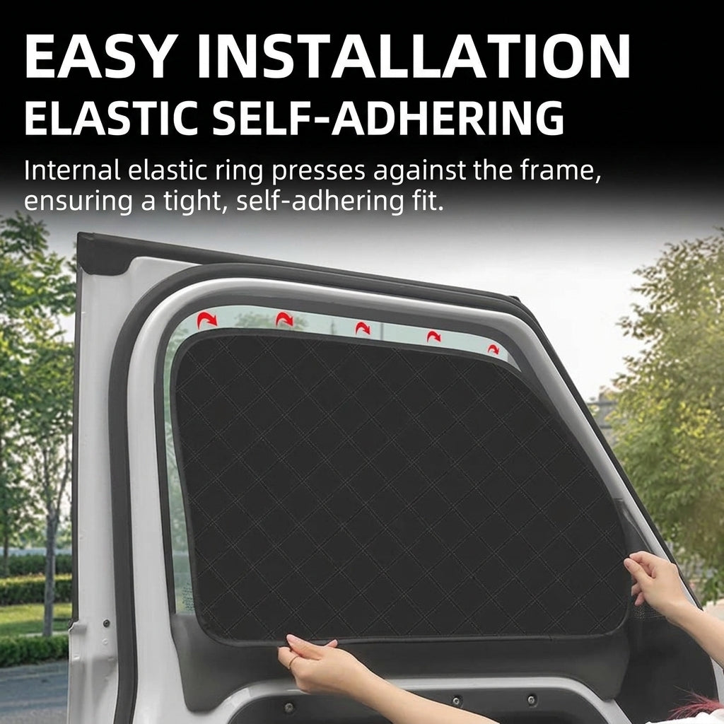 Additional product photo of Land Rover Defender 110 Custom-Fit Windshield Sunshade & UV Heat Shield (2020–2026)