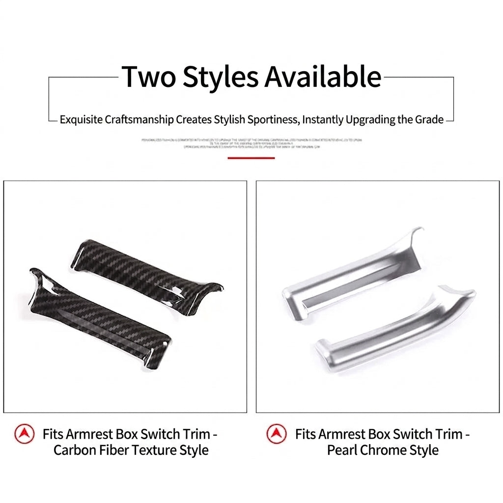 Additional product photo of Range Rover Velar Center Armrest Release Button Decorative Trim Cover (2017–2020)
