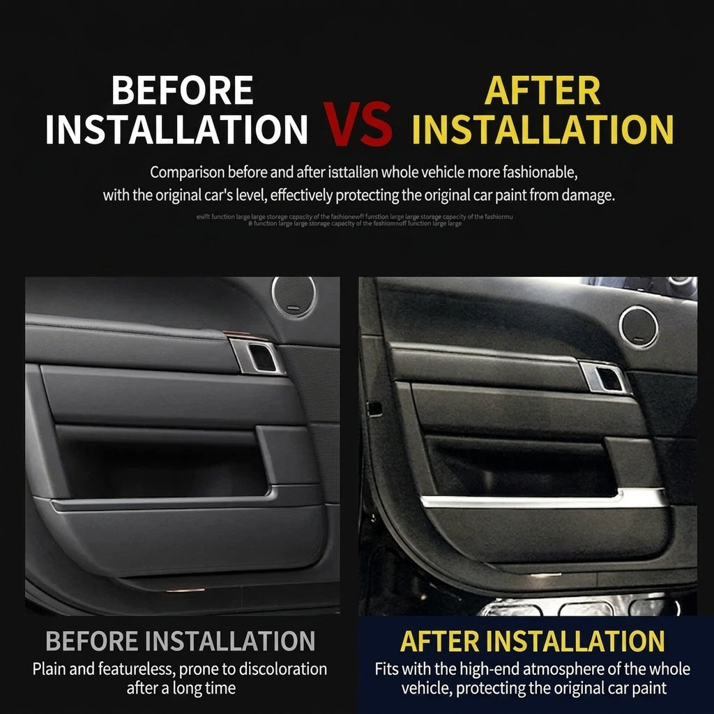 Additional product photo of Range Rover Interior Door Trim Accent Panels - Piano Black (2013–2017)
