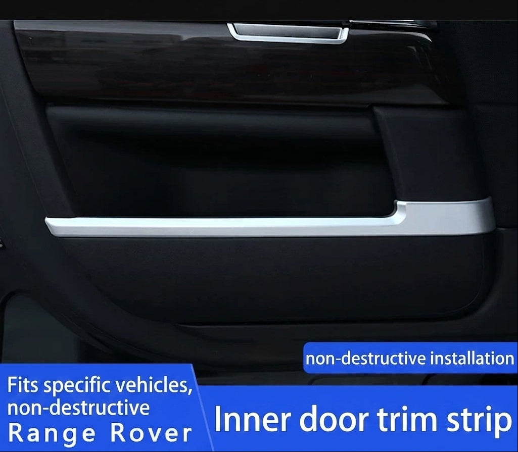 Additional product photo of Range Rover Interior Door Trim Accent Panels - Piano Black (2013–2017)