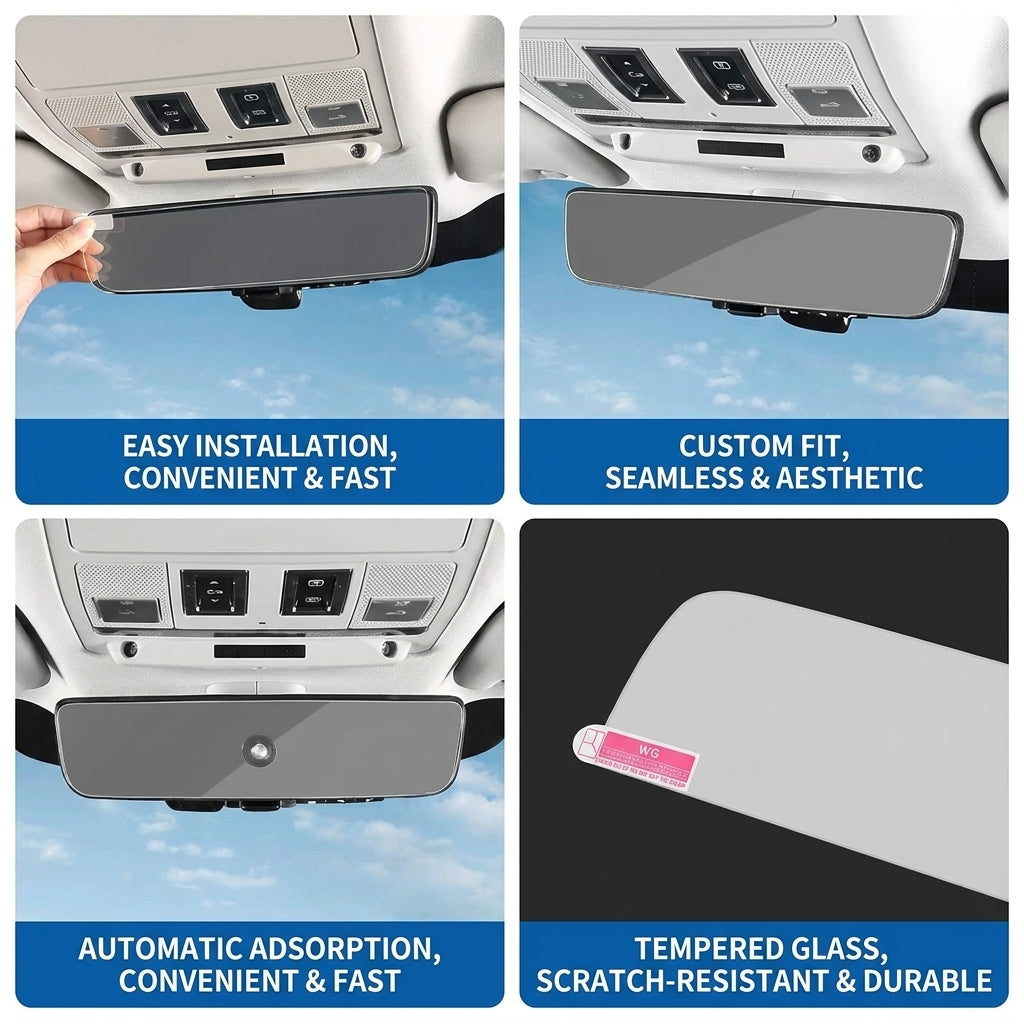 Additional product photo of Land Rover Defender 90/110 Rearview Mirror & Screen 9H Tempered Glass Screen Protector