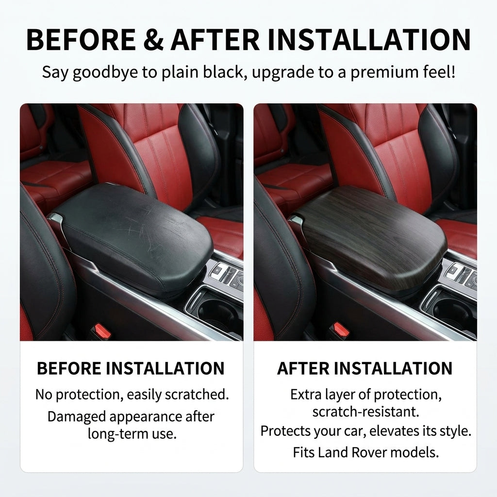 Product photo of Range Rover Sport Center Armrest Console Cushion Cover (2018–2022)