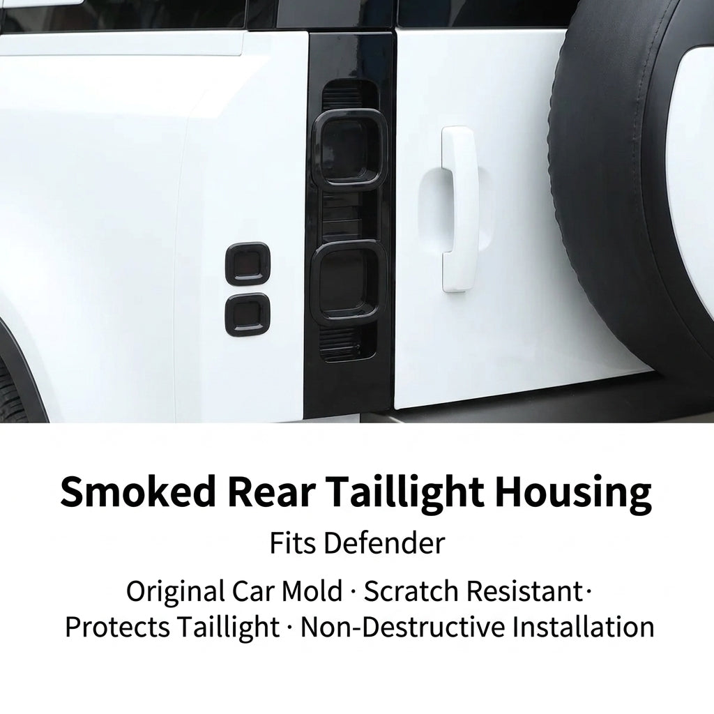 Additional product photo of Defender 90/110/130 Smoked Headlight & Taillight Protective Guards (2020–2026)