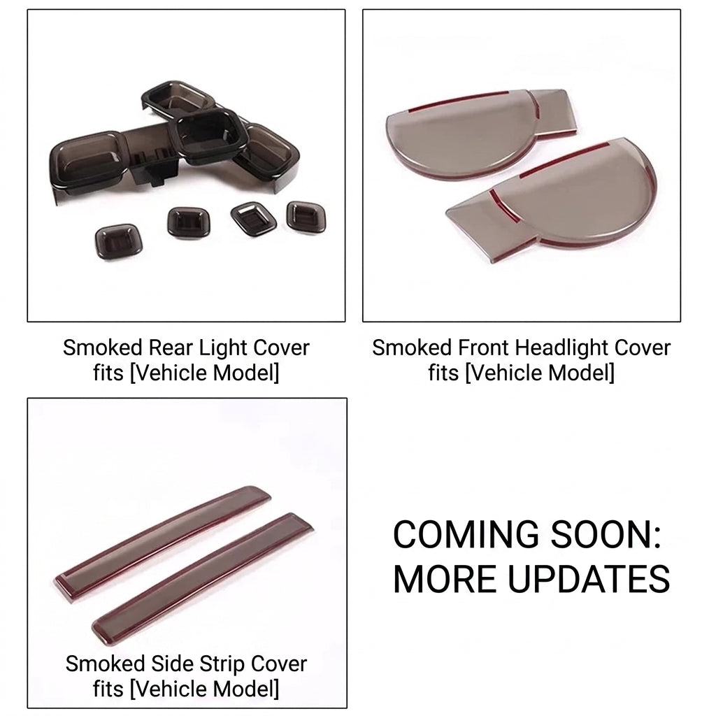 Additional product photo of Defender 90/110/130 Smoked Headlight & Taillight Protective Guards (2020–2026)