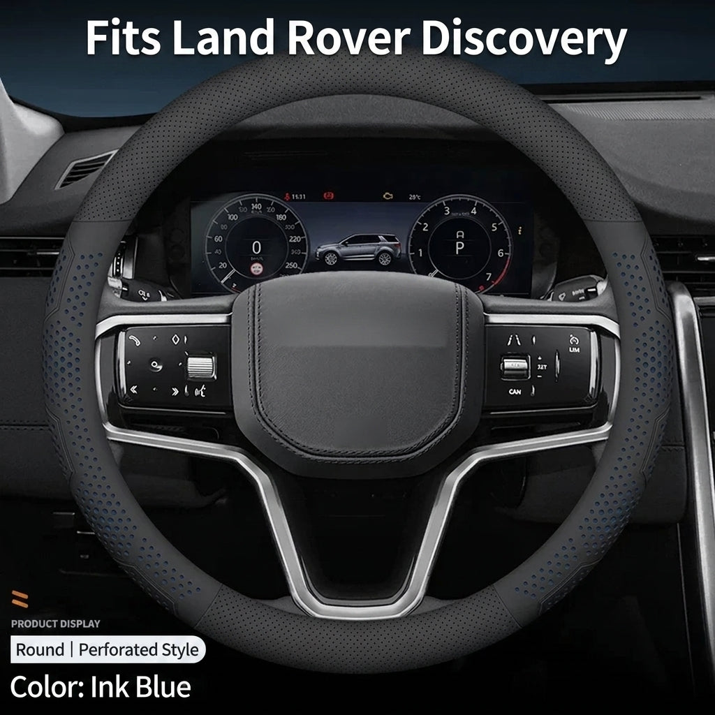 Additional product photo of Land Rover Defender, Range Rover & Discovery 5 Ultra-Thin Perforated Leather Steering Wheel Cover