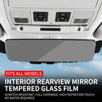 Additional product photo of Range Rover & Range Rover Sport Digital Rearview Mirror Tempered Glass Film (2023–2026)