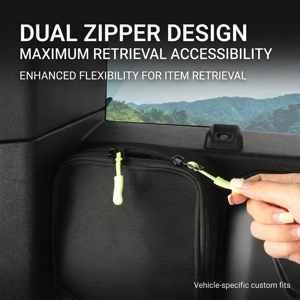 Additional product photo of Land Rover Defender 90/110/130 Trunk Side Cargo Storage Bag & Organizer Net (2020–2026)
