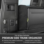 Additional product photo of Land Rover Defender 90/110/130 Trunk Side Cargo Storage Bag & Organizer Net (2020–2026)