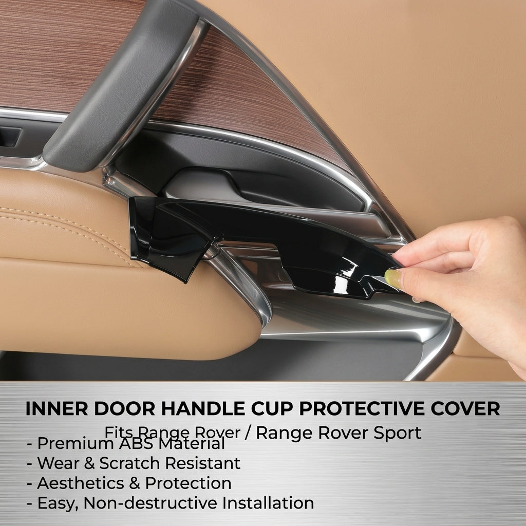 Additional product photo of Range Rover & Range Rover Sport Interior Door Handle Bowl Scratch Guard Covers (2023–2026)