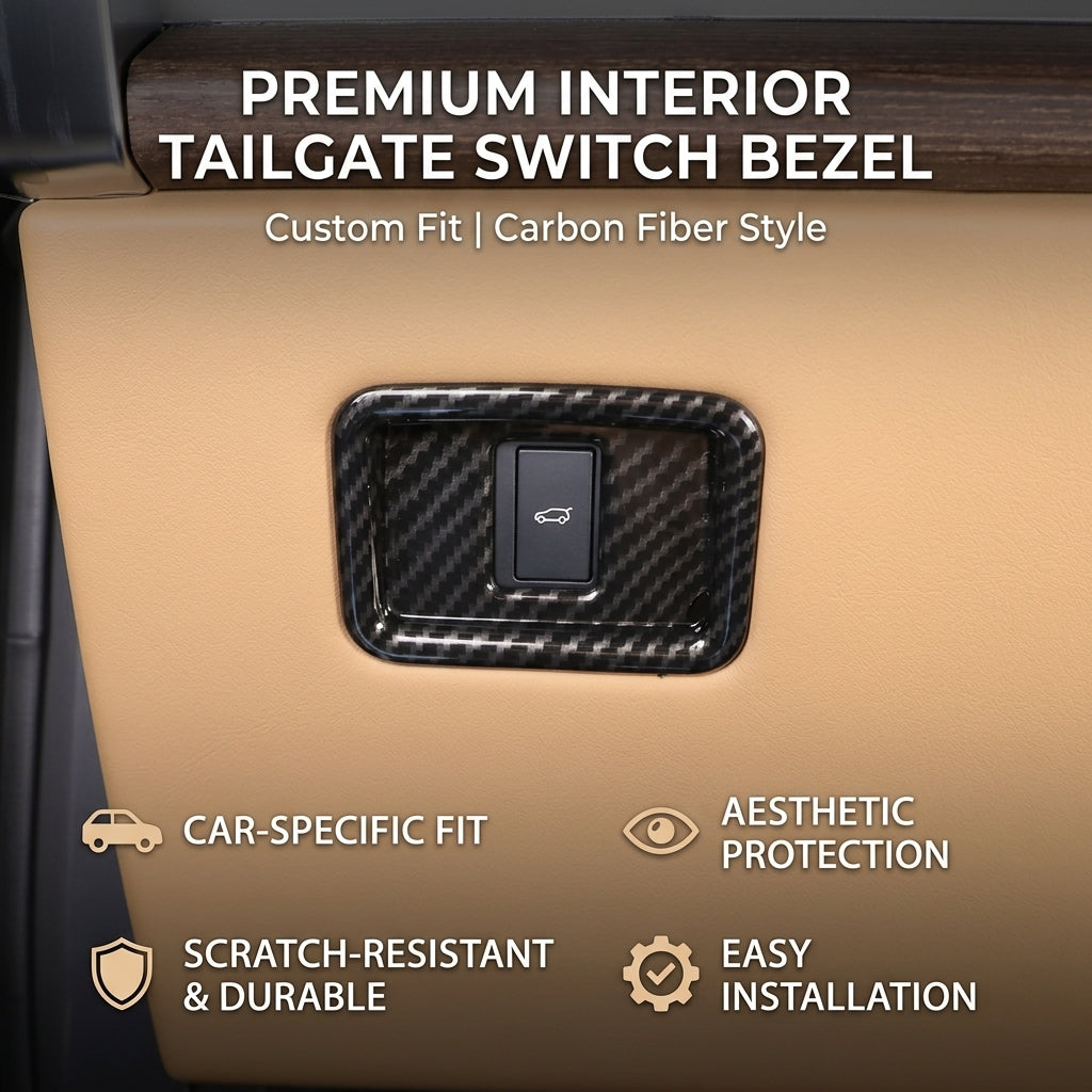 Additional product photo of Range Rover & Range Rover Sport Interior Tailgate Release Button Accent Trim (2023–2026)