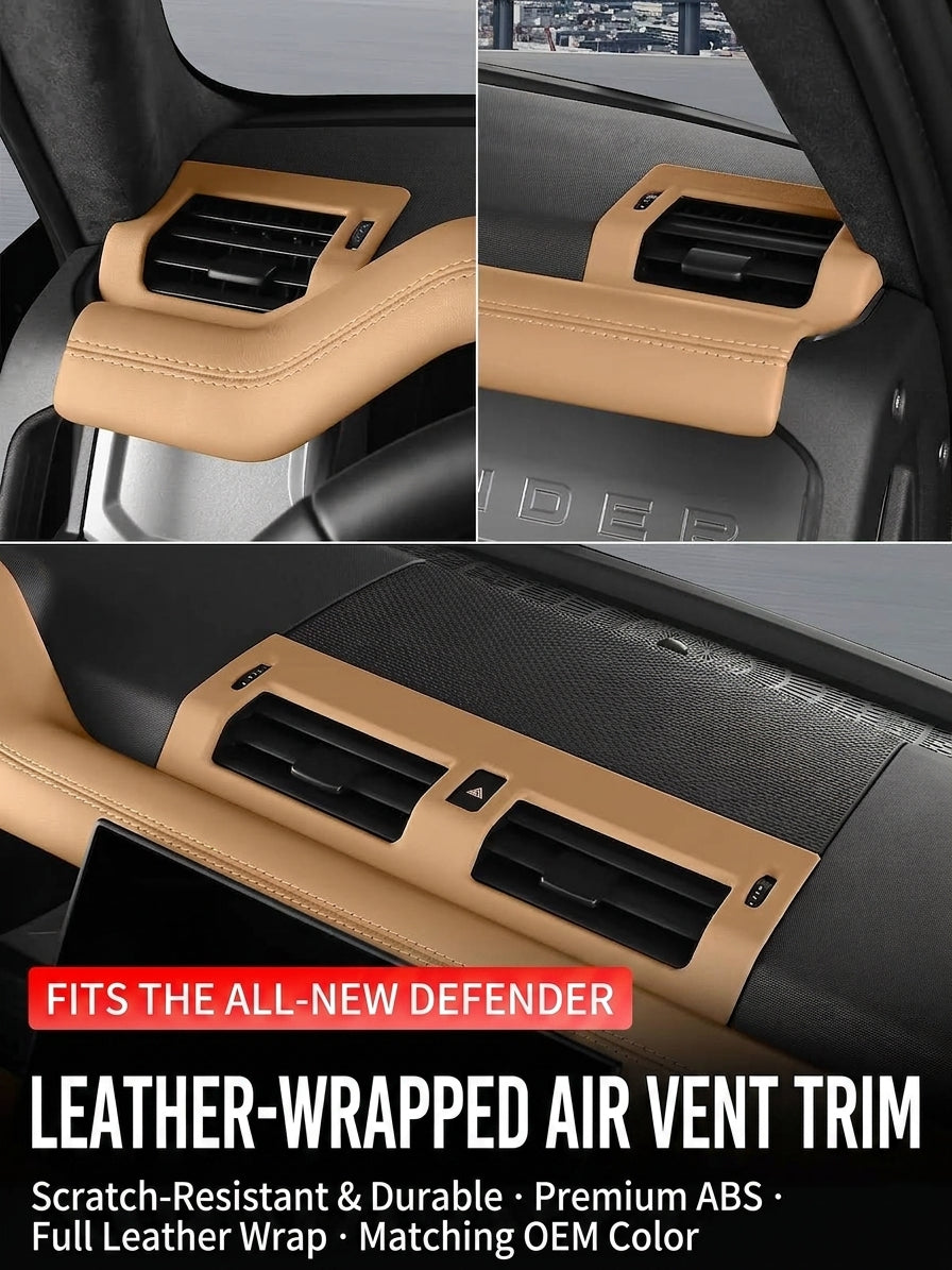 Additional product photo of Land Rover Defender 90/110/130 Dashboard Air Vent Outlet Bezel Trim Covers (2020–2026)