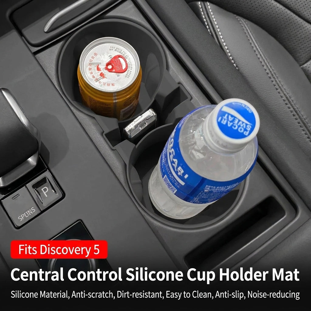 Additional product photo of Land Rover Discovery 5 Wireless Charger Pad & Cup Holder Anti-Slip Mat (2017–2025)