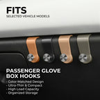 Additional product photo of Land Rover Defender 90/110 Passenger Glove Box Bag Hanger Hook (2020–2026)