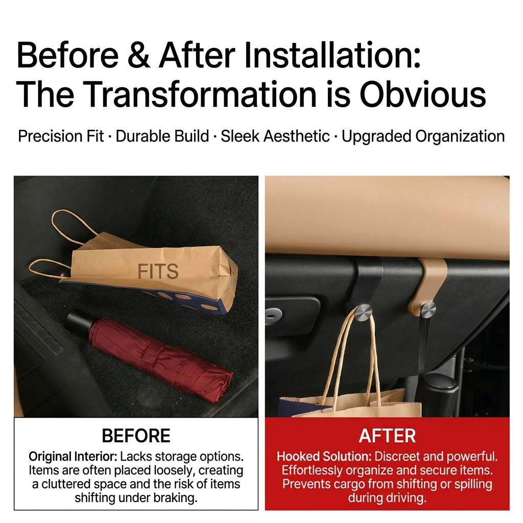 Product photo of Land Rover Defender 90/110 Passenger Glove Box Bag Hanger Hook (2020–2026)