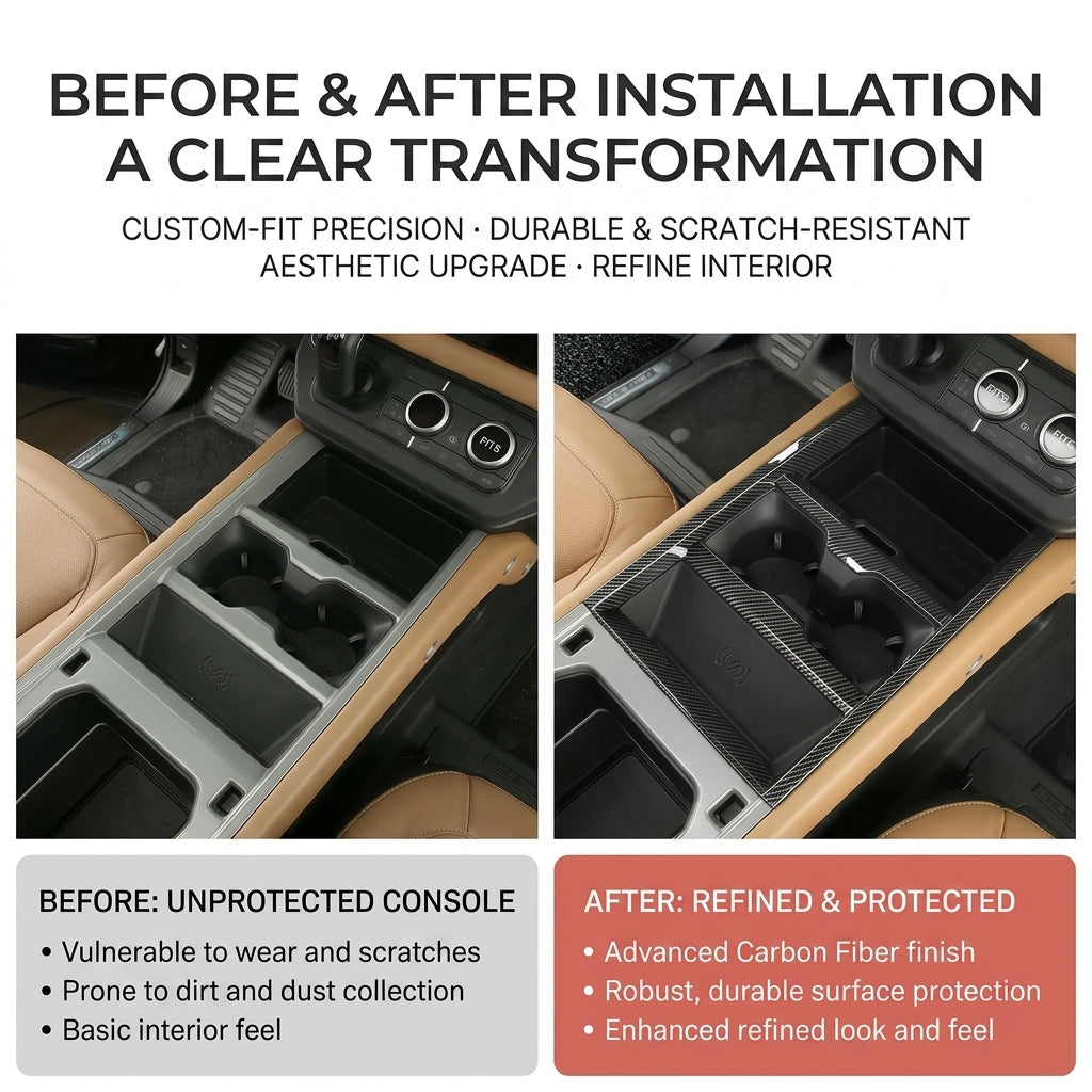 Before and after installation comparison