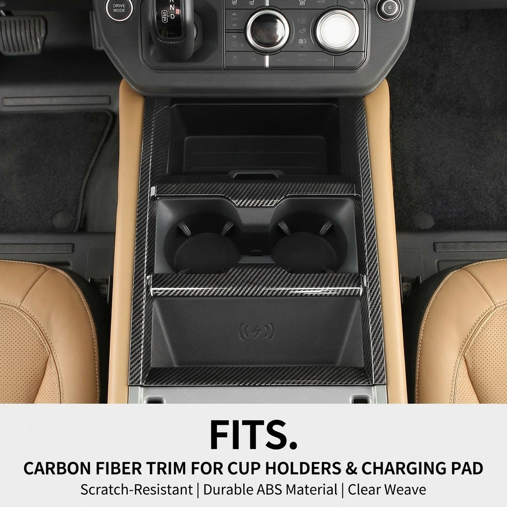 Additional product photo of Land Rover Defender 90/110/130 Center Console Anti-Scratch Panel & Shifter Frame Trim (2025–2026)