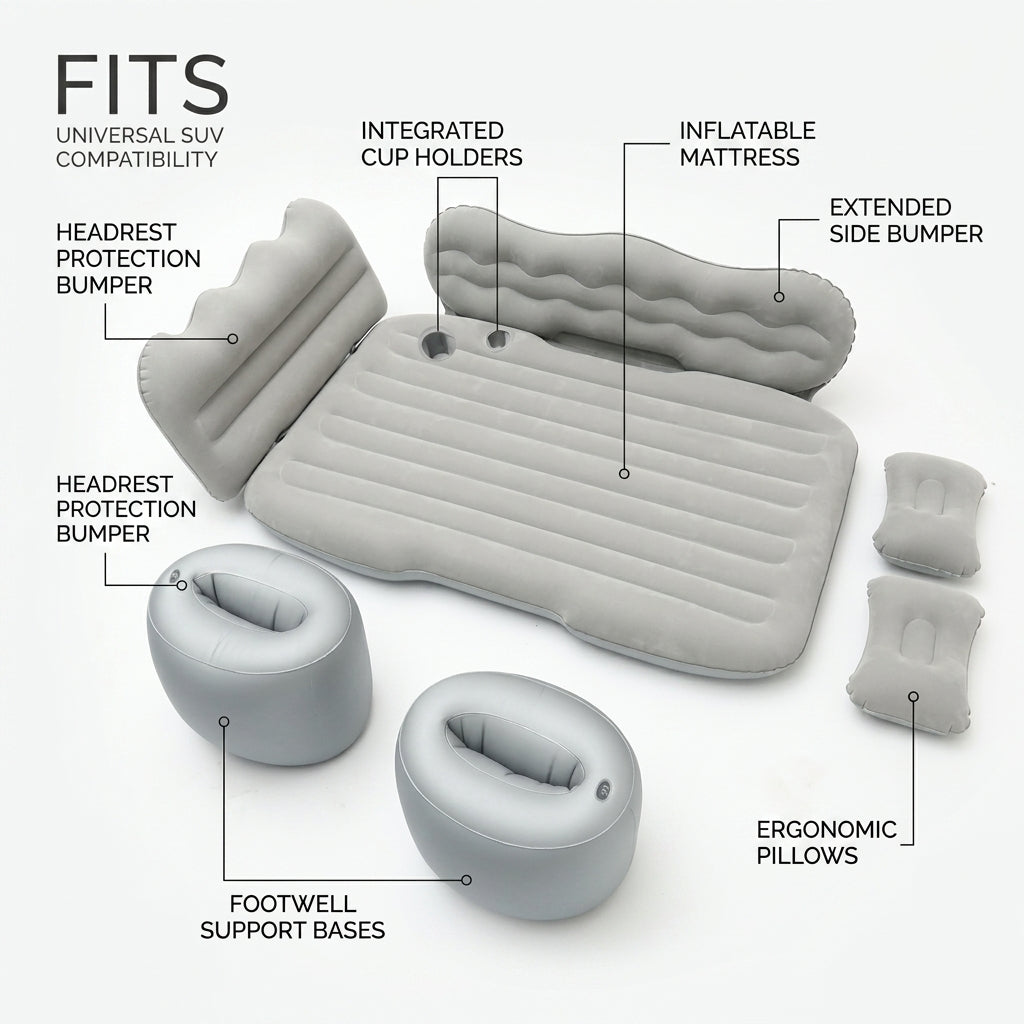 Additional product photo of Defender 90/110/130 Rear Trunk Inflatable Camping Travel Mattress (2020–2025)