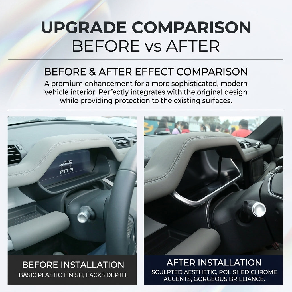 Before and after installation comparison