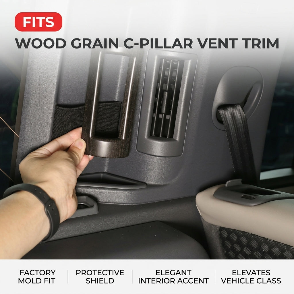 Additional product photo of Land Rover Defender 110 Rear C-Pillar AC Air Vent Trim Frame Covers (2020–2026)