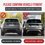 Additional product photo of Range Rover Velar SV-Style Quad Exhaust Tip Surrounds (2017–2023)