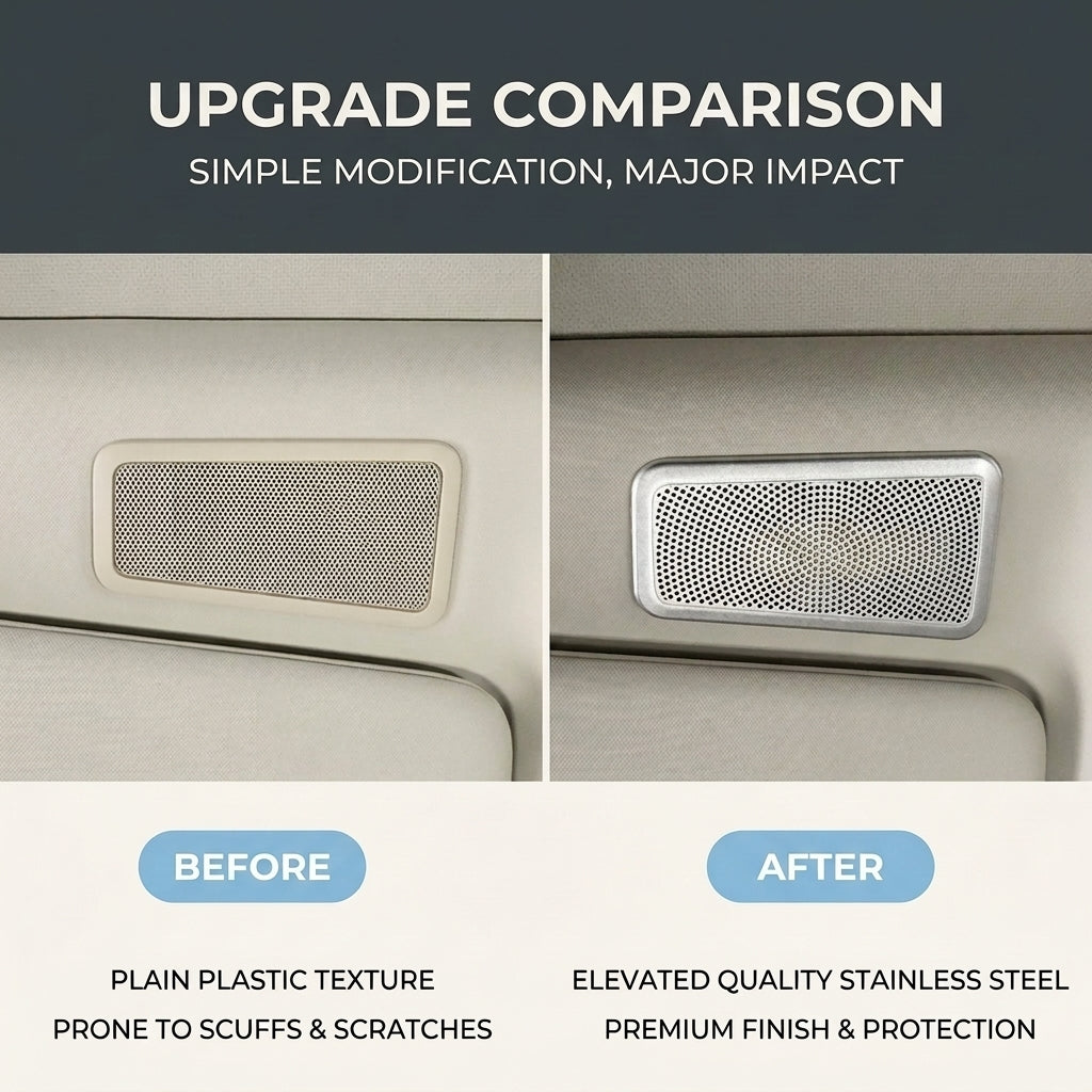 Additional product photo of Range Rover & Range Rover Sport Overhead Roof Speaker Grille Mesh Covers (2020–2022)