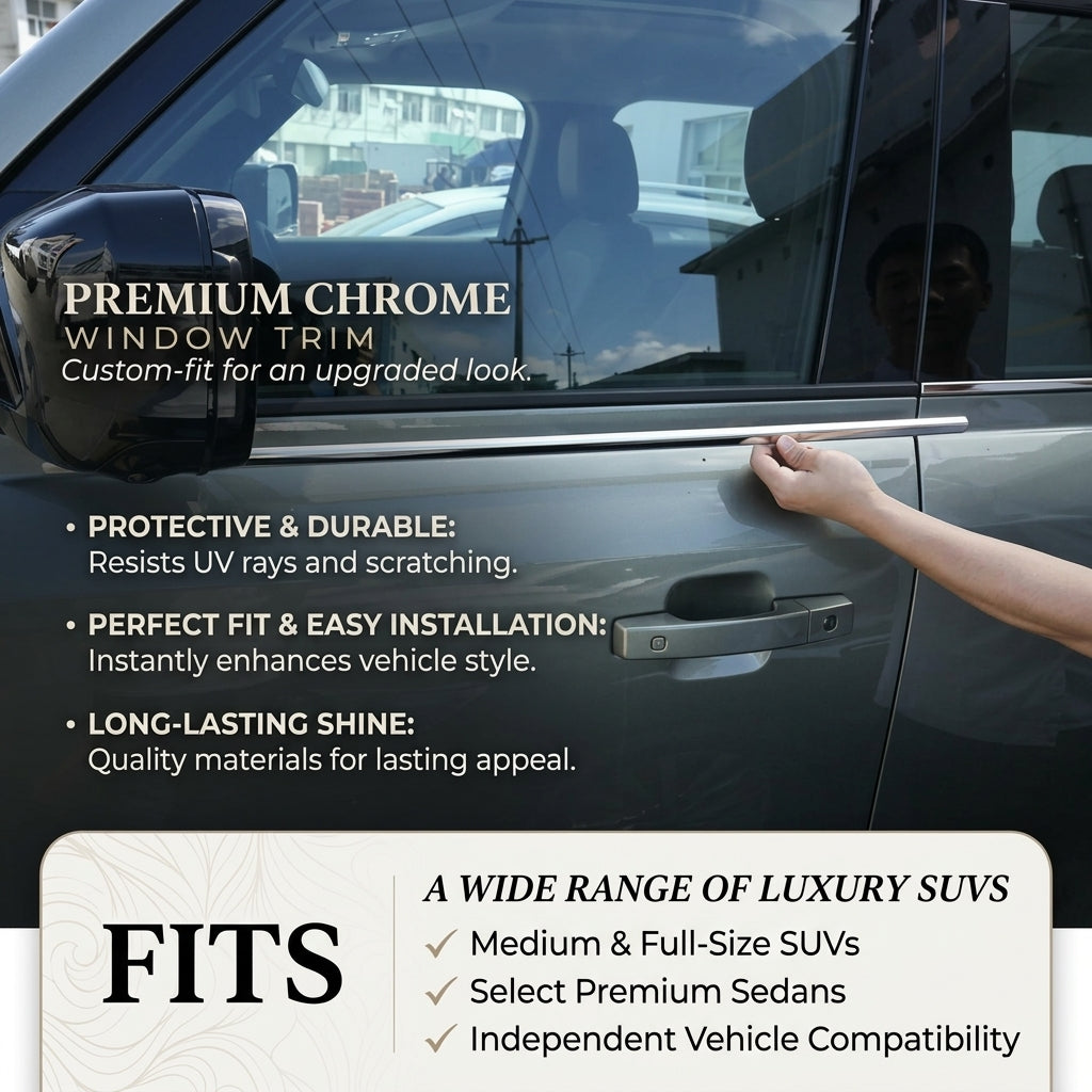 Additional product photo of Defender 90/110/130 Stainless Steel Window Frame Weatherstrip Trim (2020–2026)