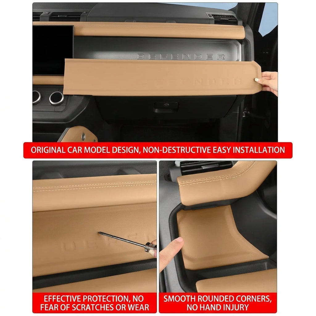 Additional product photo of Defender 90/110 Dashboard Emblem Trim & Passenger Dash Strip (2020–2026)