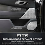 Product photo of Range Rover Velar A-Pillar Tweeter Speaker Grille Mesh Covers (2017–2026)