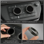 Additional product photo of Defender 90/110/130 Console AC & Volume Dial Knob Accent Rings (2020–2026)