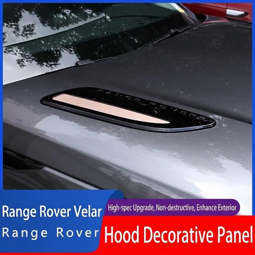Additional product photo of Range Rover Velar Upgraded Front Hood Trim Panel Accents (2017–2025)