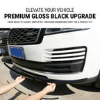 Additional product photo of Range Rover Front Bumper Trim Strips - Gloss Black Shadow Pack (2018–2022)