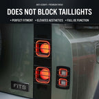 Product photo of Defender 90/110 Front & Rear Headlight & Taillight Bezel Frames (2020–2025)