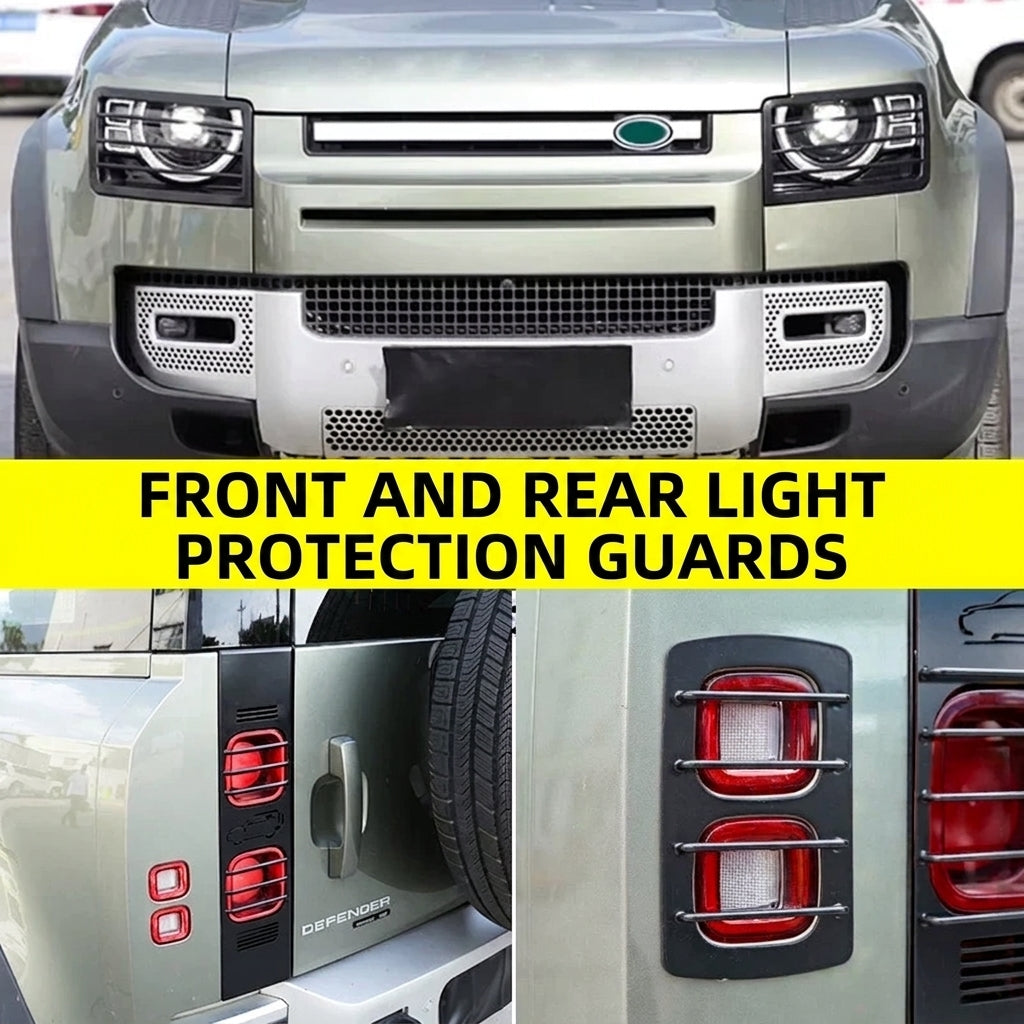 Additional product photo of Defender 90/110 Front & Rear Headlight & Taillight Bezel Frames (2020–2025)
