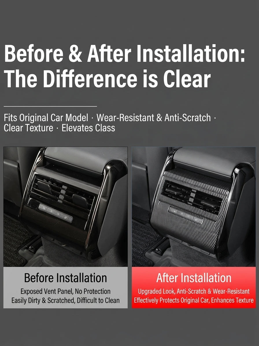 Before and after installation comparison